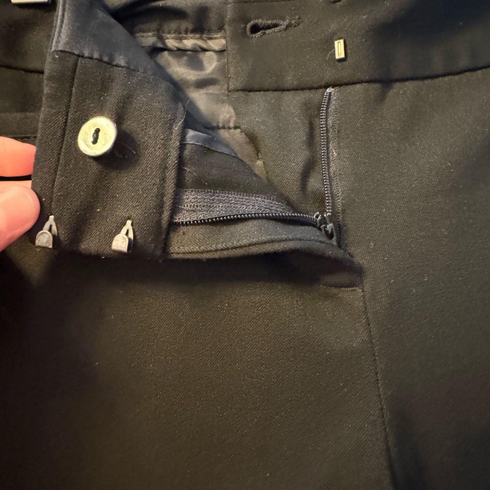 Express Bootcut Pants W/Back Button Pockets. - Picture 3 of 6